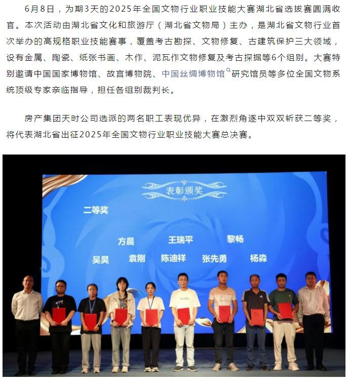 省賽突圍，征戰全國！天時公司在省文物行業職...